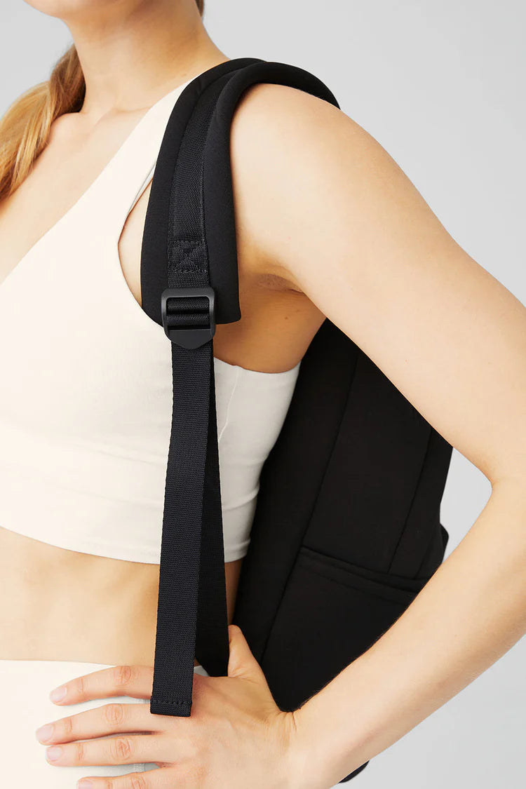 STOW BACKPACK ALO YOGA "BLACK SILVER"