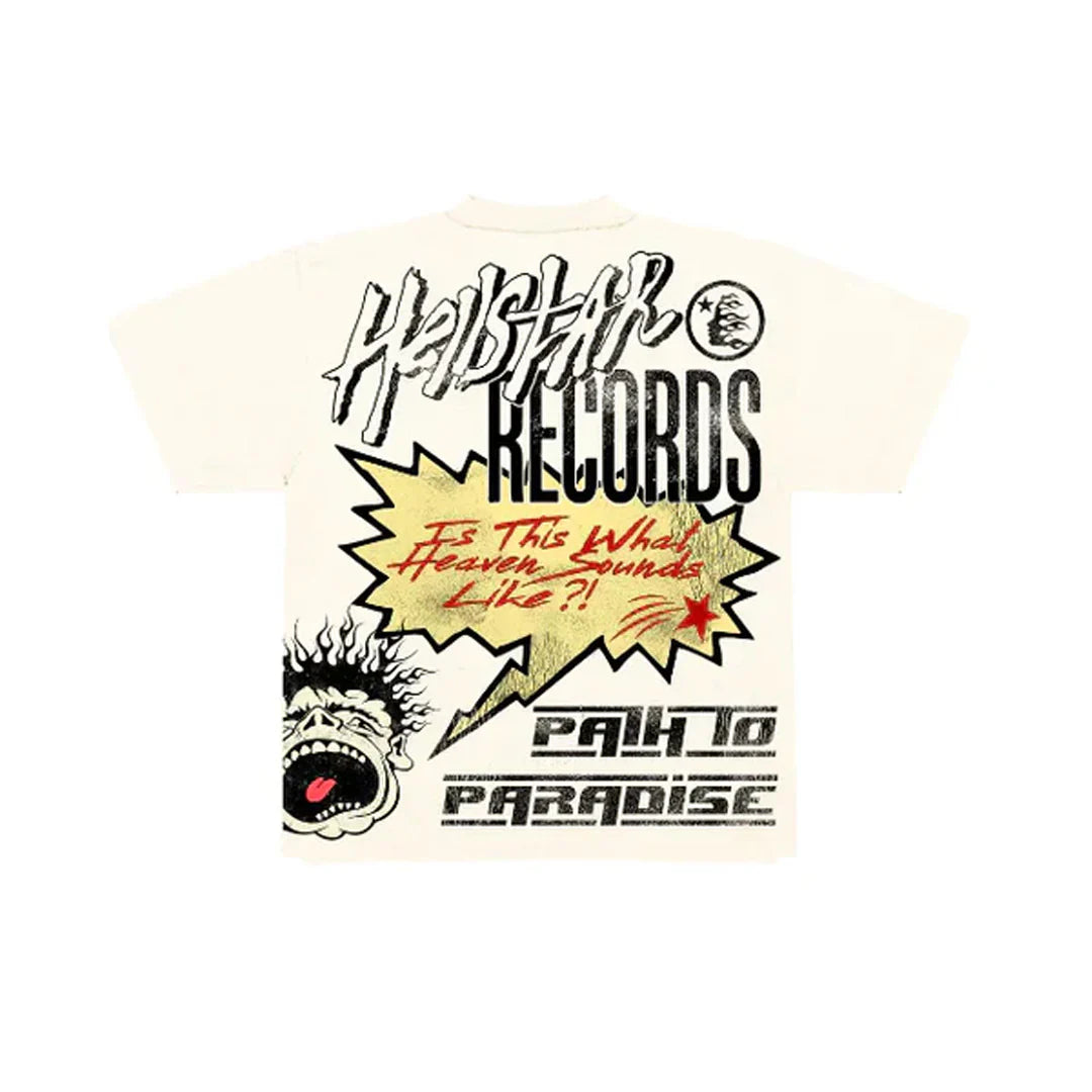 HELLSTAR RECORDS TEE CREAM (POR PEDIDO)