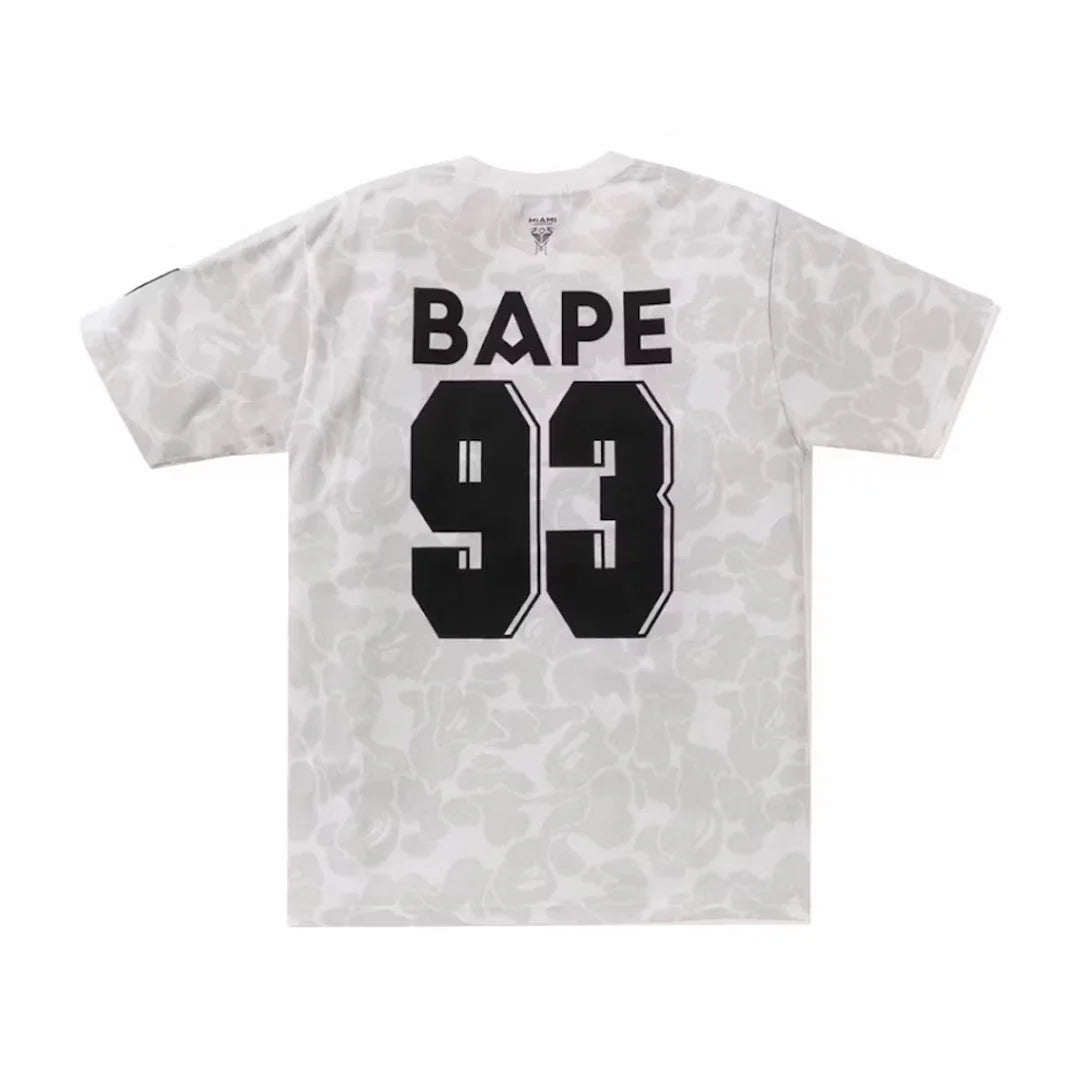 BAPE x INTER MIAMI CF CAMO TEE WHITE (POR PEDIDO)