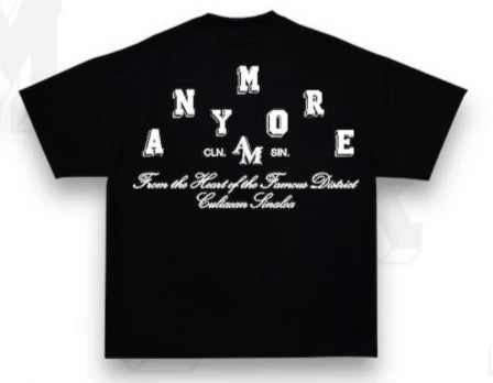 ANYMORE "BLACK DIAMONDS" T-SHIRT BLACK