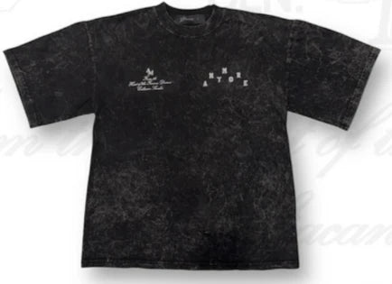 ANYMORE "DISWASHED" T-SHIRT BLACK