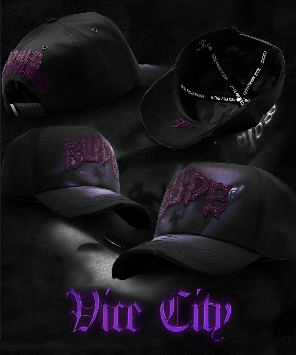 GORRA RUDE AWAKENINGS x TOMBOCHIO "VICE CITY"