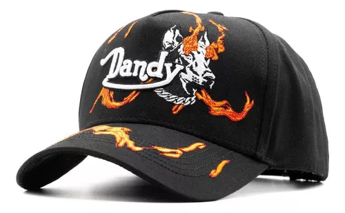 GORRA DANDY HATS FIRE NEGRA