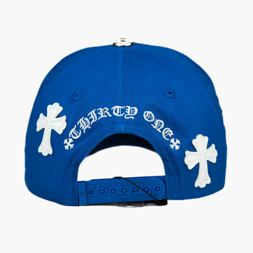 GORRA 31 HATS BLUE CHROME LA