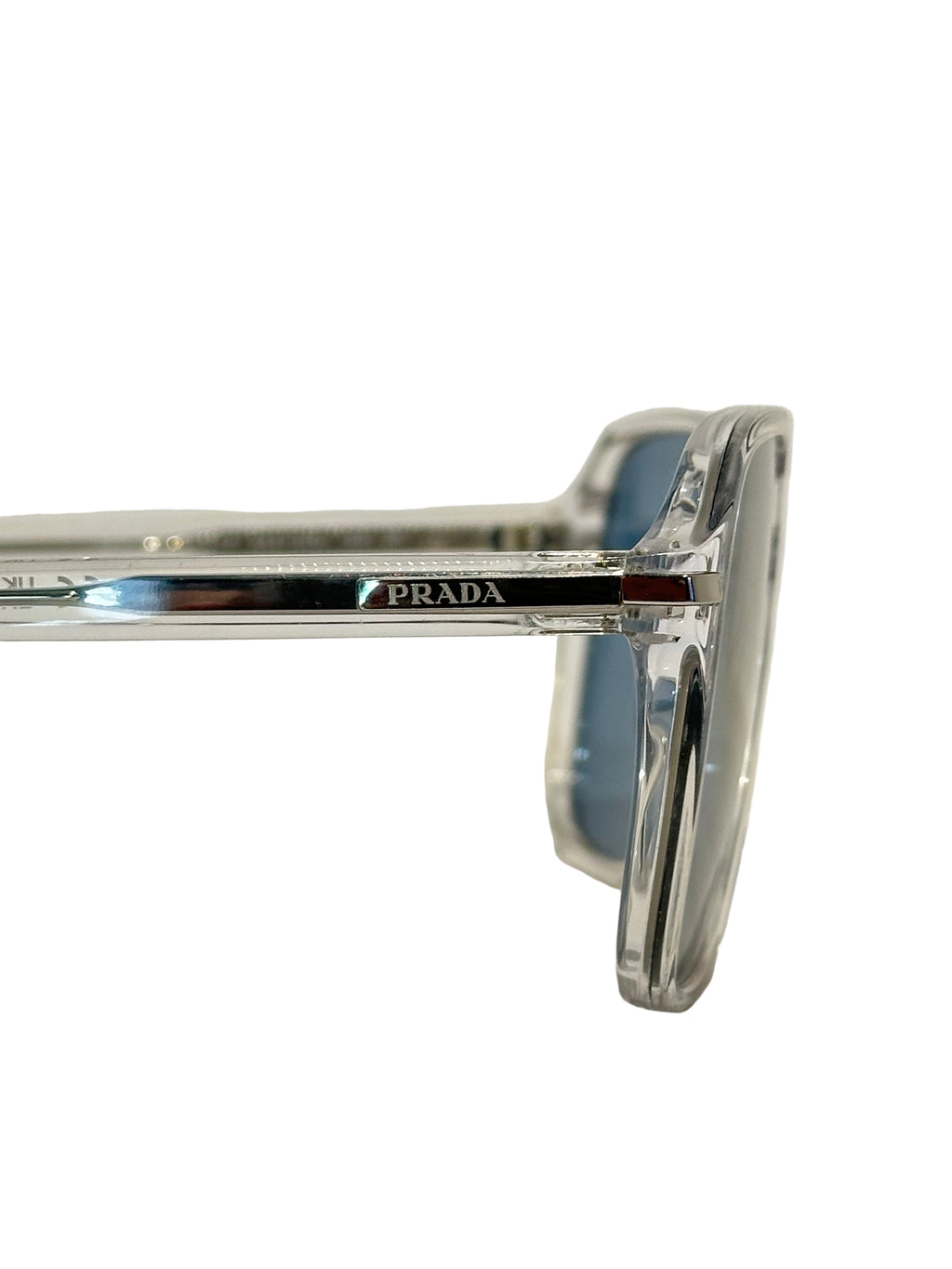 LENTES PRADA PR A22S TRANSPARENT AZURE / GREY (PRELOVED)