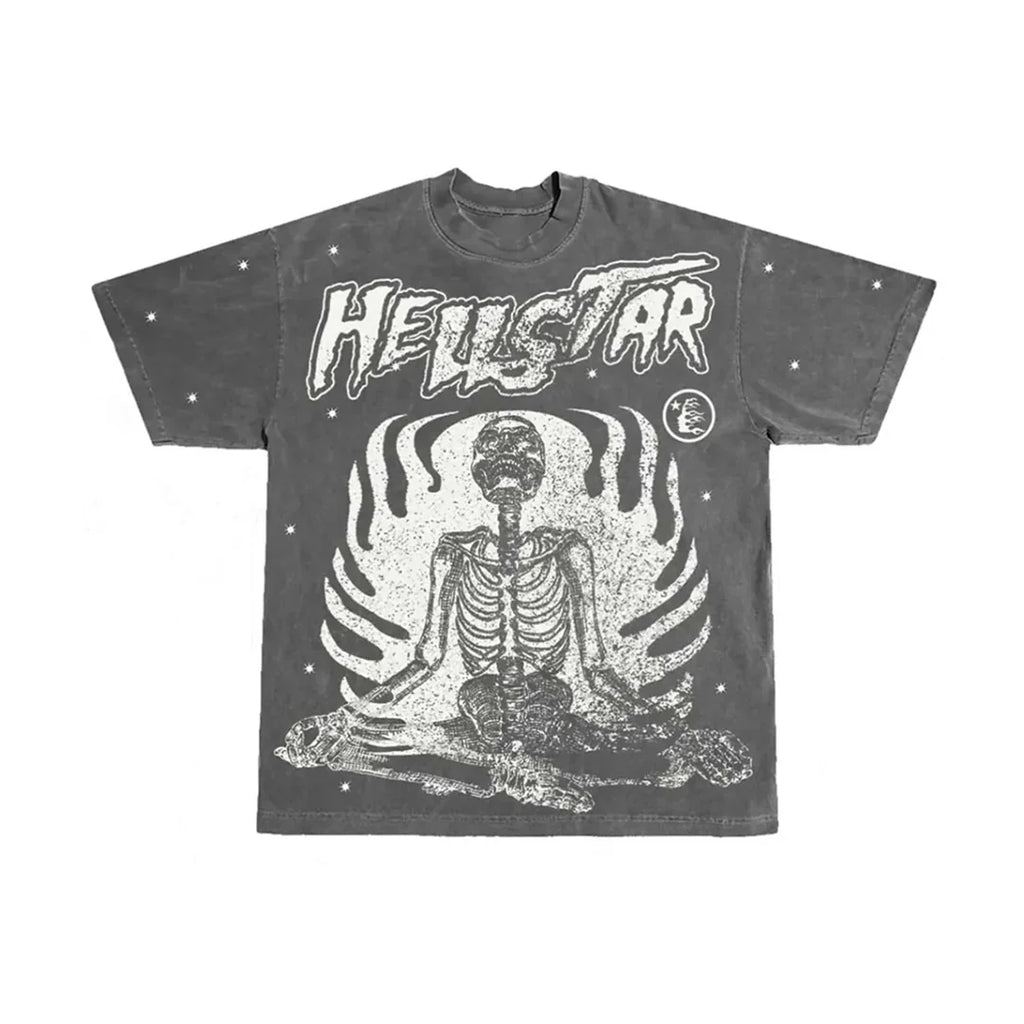 HELLSTAR INNER PEACE TEE GREY (POR PEDIDO)