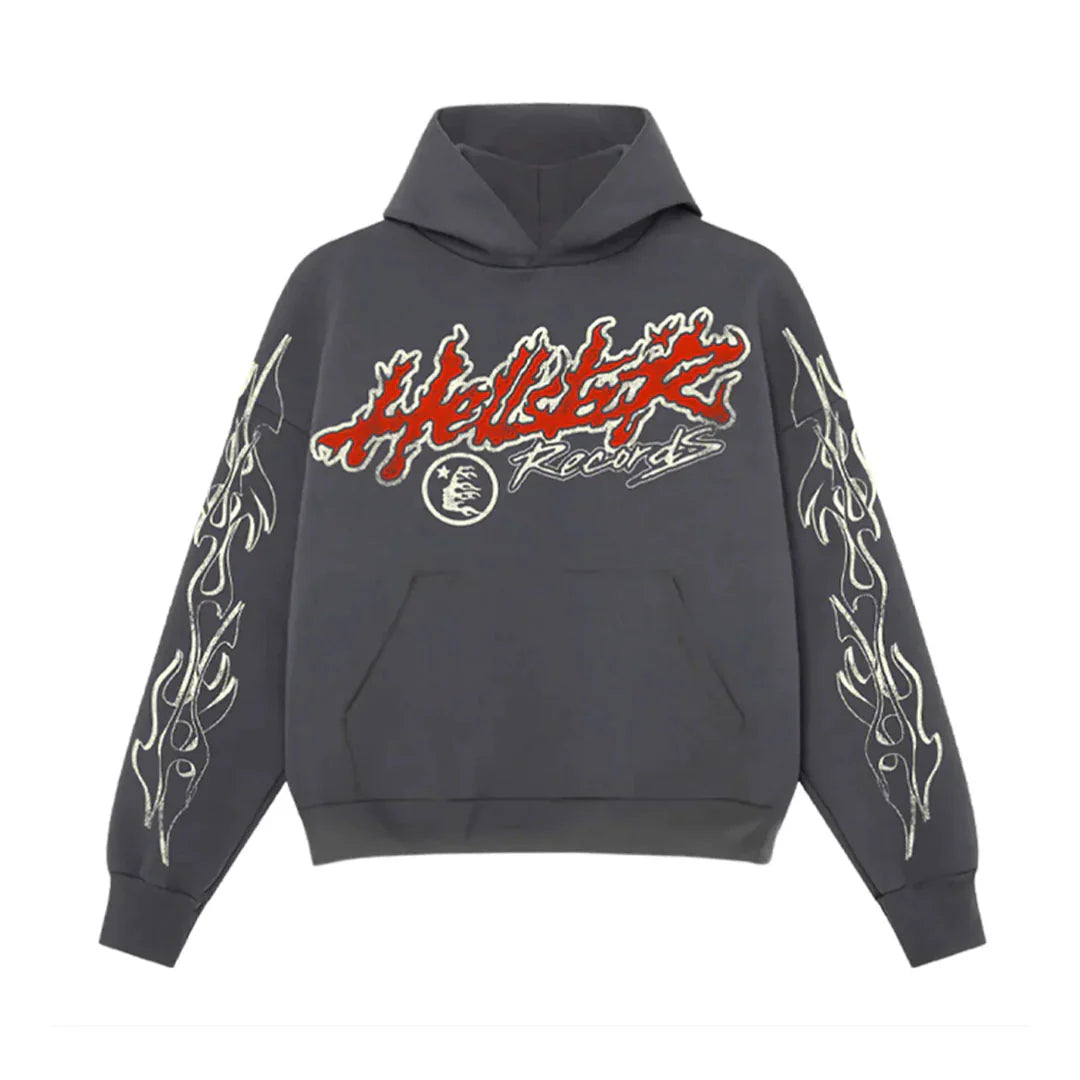 HELLSTAR RECORDS TOUR HOODIE FADED BLACK (POR PEDIDO)