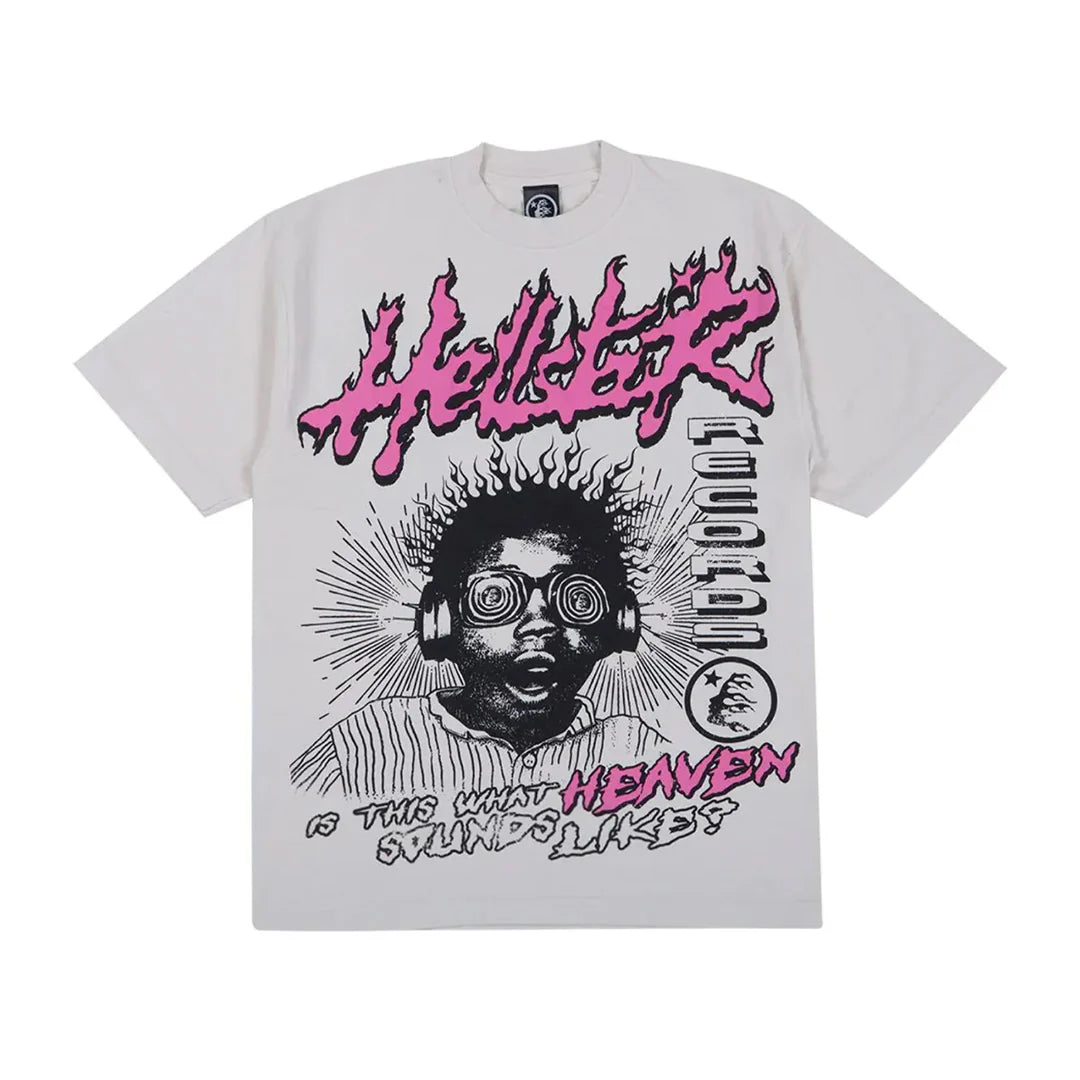 HELLSTAR SOUNDS LIKE HEAVEN TEE CREAM (POR PEDIDO)