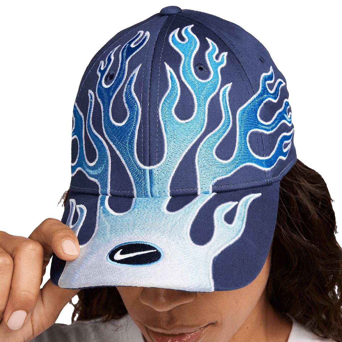 GORRA NIKE CLUB OG BLUE FLAMES