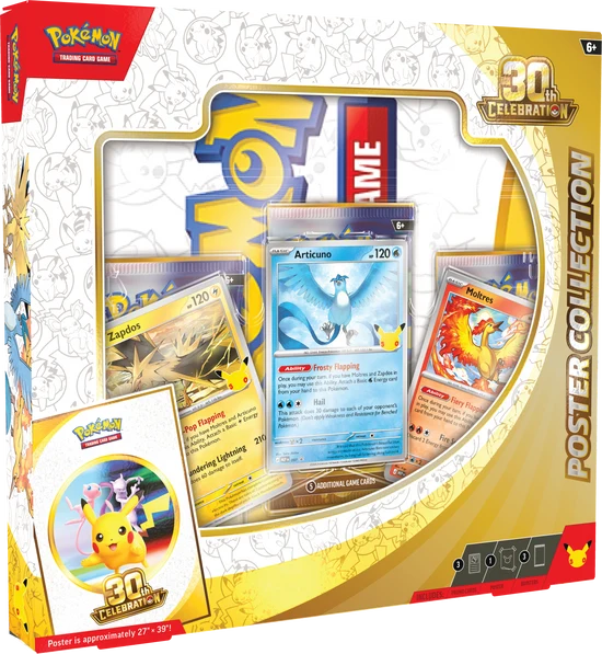 POKEMON TCG PÓSTER COLLECTION 30TH CELEBRATION