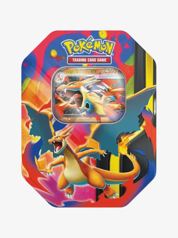 POKEMON TCG MEGA CHARIZARD Y TIN (INGLÉS)