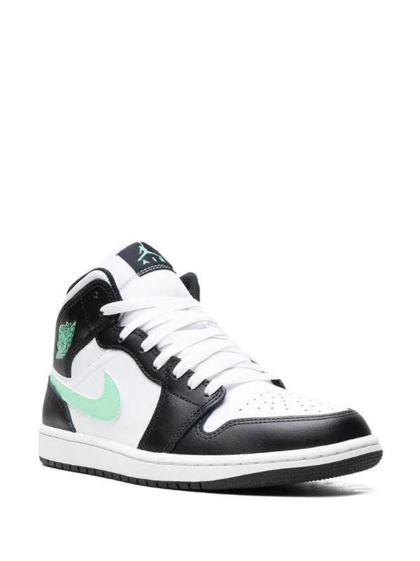 JORDAN 1 MID GREEN GLOW (Grade School)