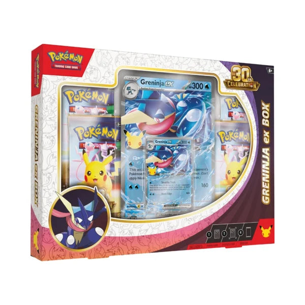 POKEMON TCG 30TH CELEBRATION GRENINJA EX BOX (INGLES)