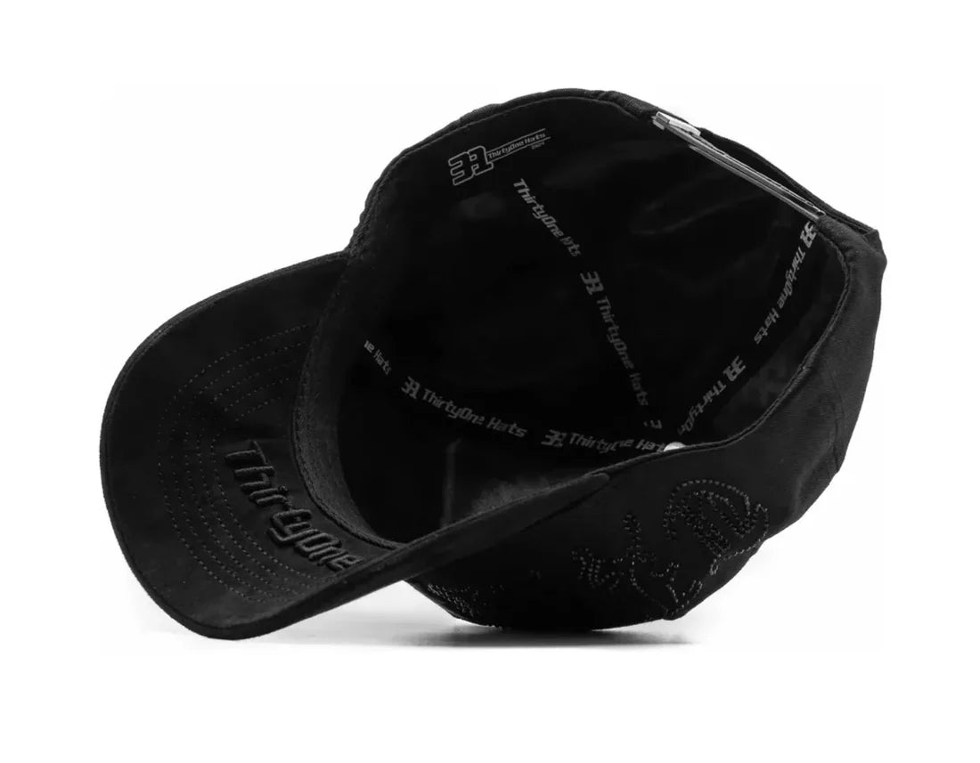 GORRA 31 HATS NY CRYSTALS BLACK