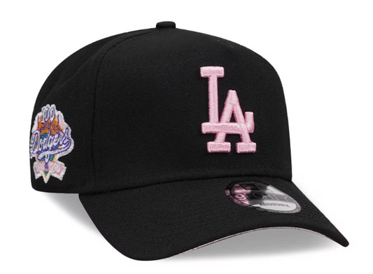 GORRA NEW ERA LOS ANGELES DODGERS 100TH ANNIVERSARY BLACK PINK AJUSTABLE