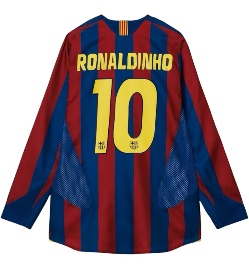 JERSEY NIKE F.C. BARCELONA LOCAL 05/06 RONALDINHO RETRO
