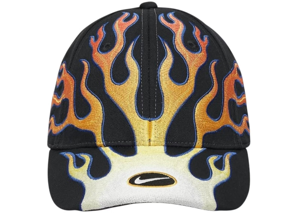 GORRA NIKE CLUB OG BLACK FLAMES