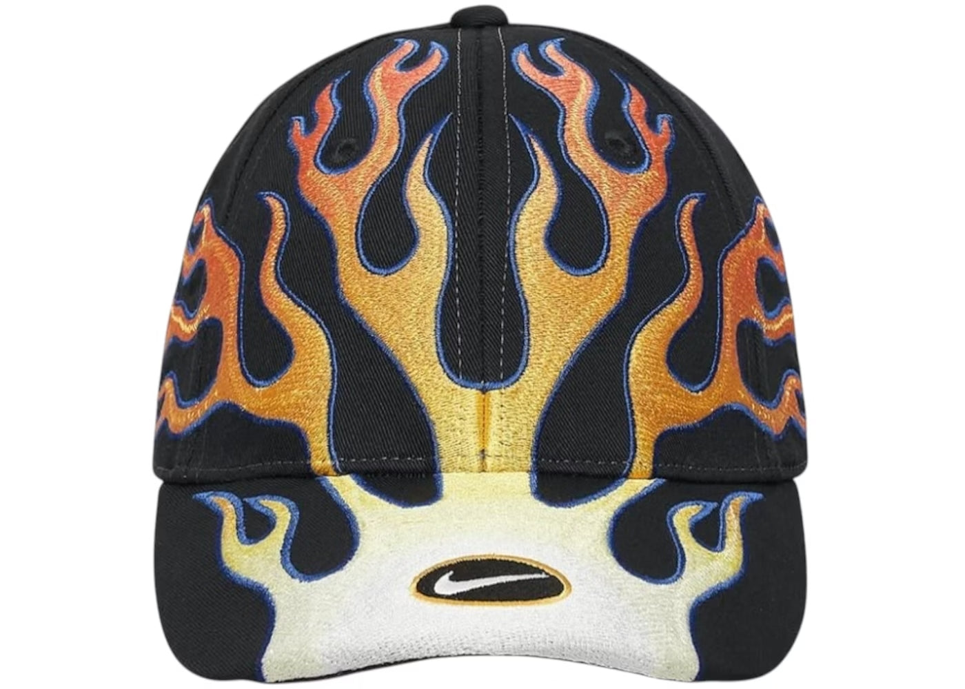 GORRA NIKE CLUB OG BLACK FLAMES