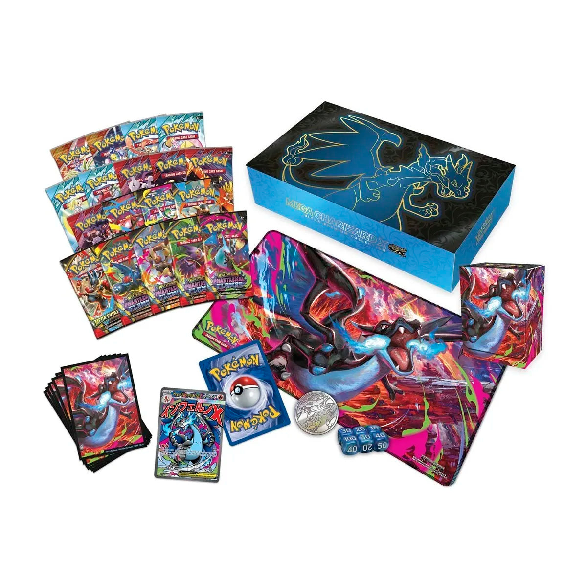 POKEMON TCG MEGA CHARIZARD X EX ULTRA PREMIUM COLLECTION (ESP)