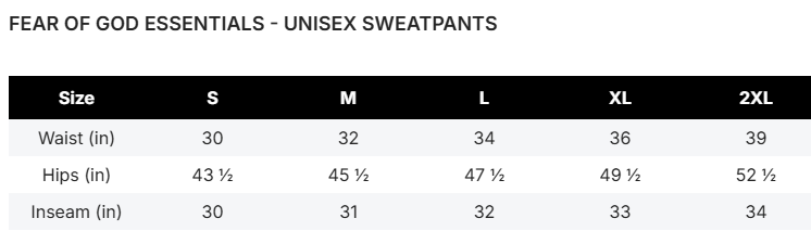 PANTS ESSENTIALS FEAR OF GOD x NBA BLACK (POR PEDIDO)