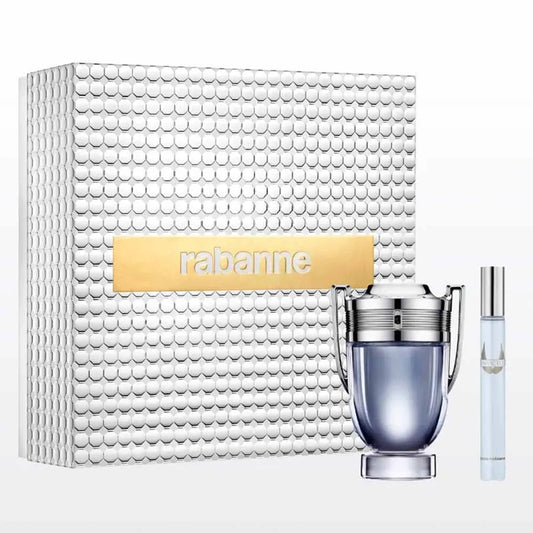 PERFUME DE CABALLERO PACO RABANNE INVICTUS GIFT SET 100ML