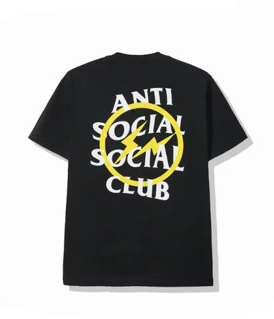 CAMISETA ANTI SOCIAL SOCIAL CLUB X FRAGMENT YELLOW LOGO