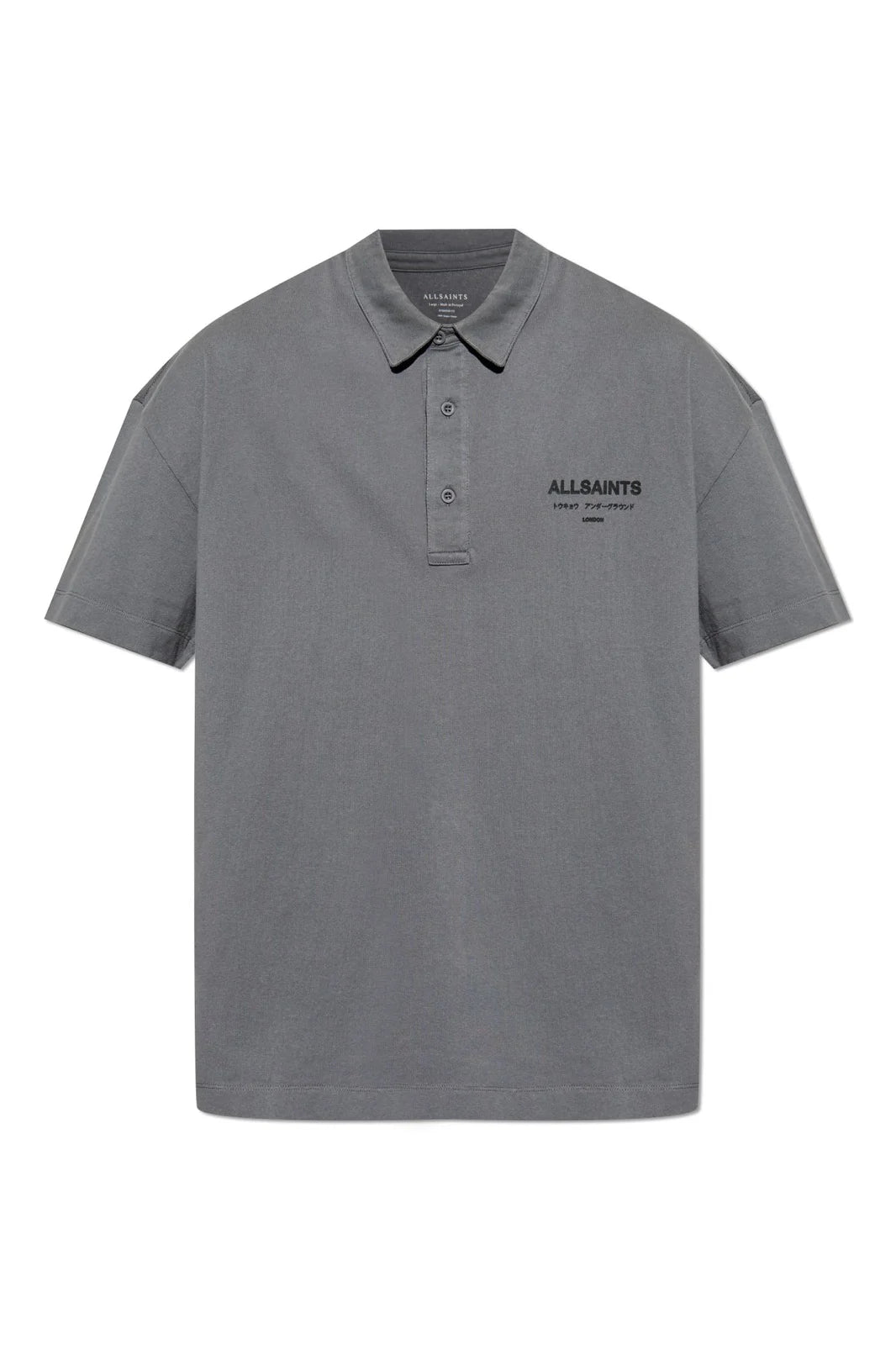 POLO ALLSAINTS SMALL LOGO GREY (POR PEDIDO)
