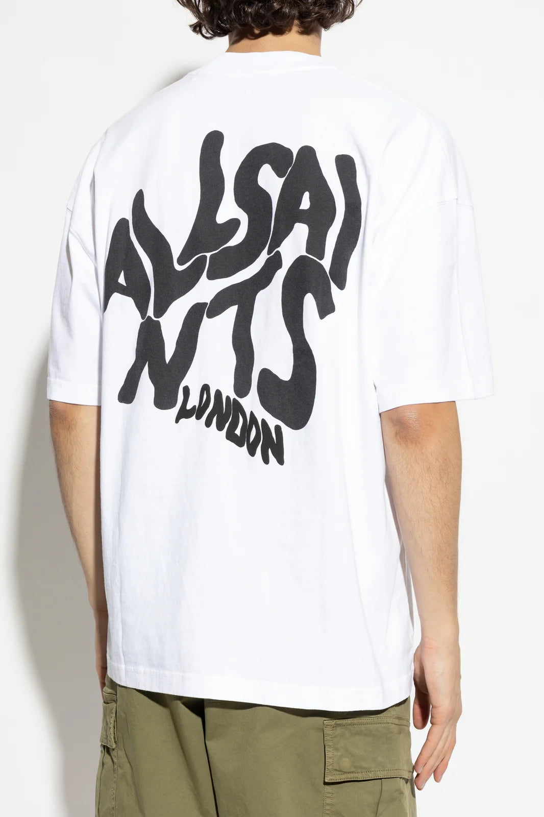 PLAYERA ALLSAINTS ORLANDO LOGO PRINT OVERSIZED WHITE (POR PEDIDO)