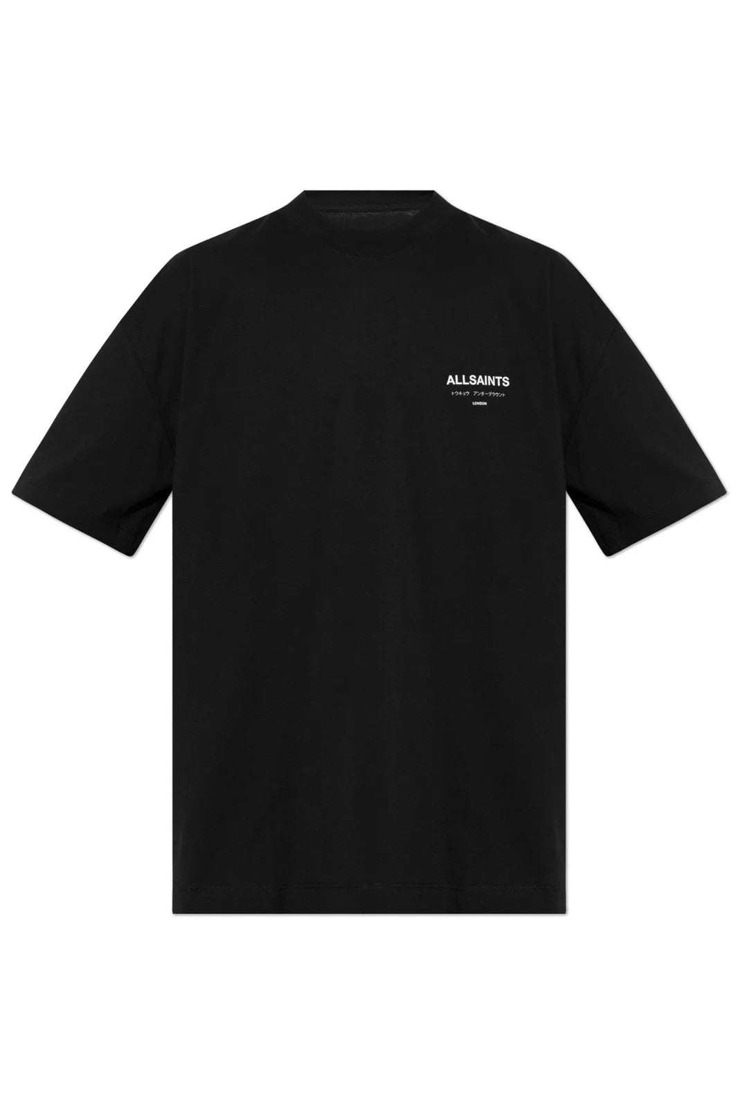 PLAYERA ALLSAINTS UNDERGROUND CREW NECK BLACK (POR PEDIDO)