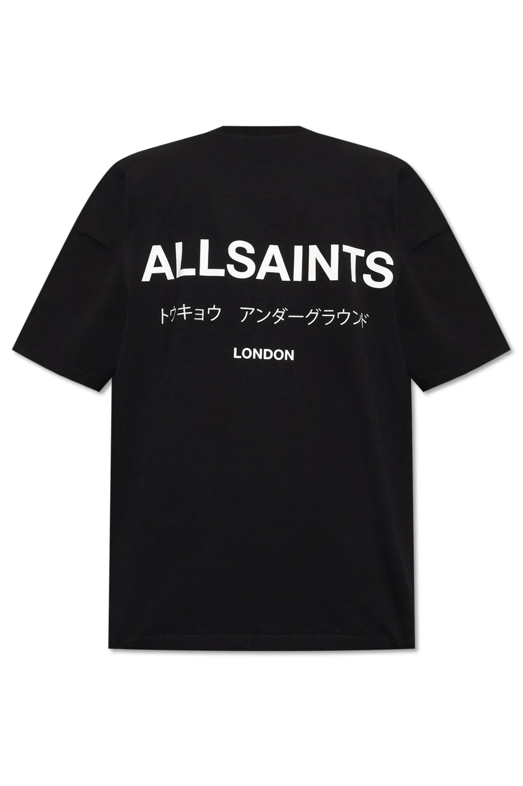 PLAYERA ALLSAINTS UNDERGROUND CREW NECK BLACK (POR PEDIDO)