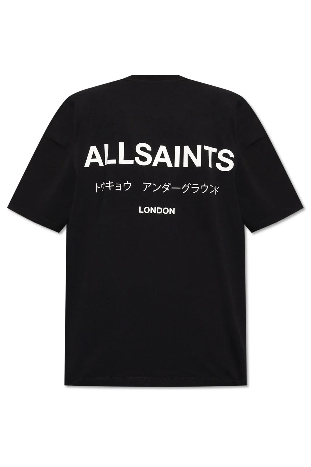 PLAYERA ALLSAINTS UNDERGROUND CREW NECK BLACK (POR PEDIDO)