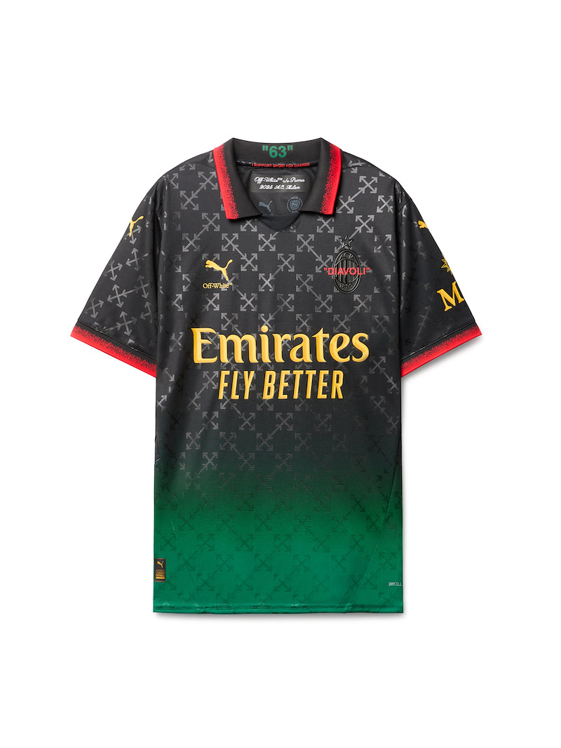 JERSEY PUMA X AC MILAN X OFF-WHITE™ BLACK 2024/25