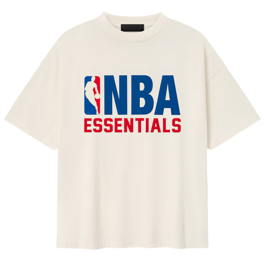 PLAYERA ESSENTIALS FEAR OF GOD x NBA WHITE 90s (POR PEDIDO)
