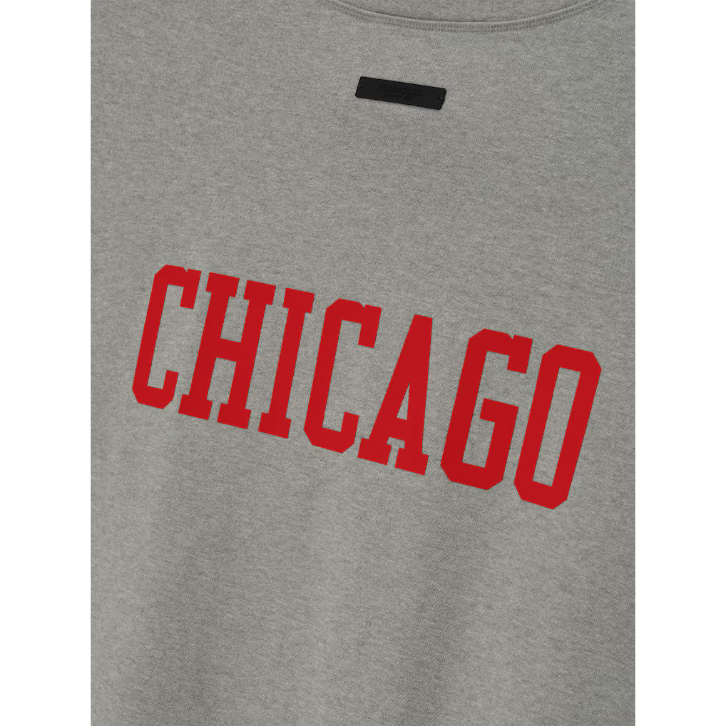 PLAYERA ESSENTIALS FEAR OF GOD x NBA BULLS GREY (POR PEDIDO)